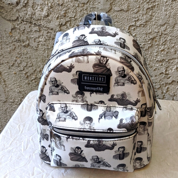 Loungefly Handbags - Loungefly Universal Monsters Icons Mini Backpack